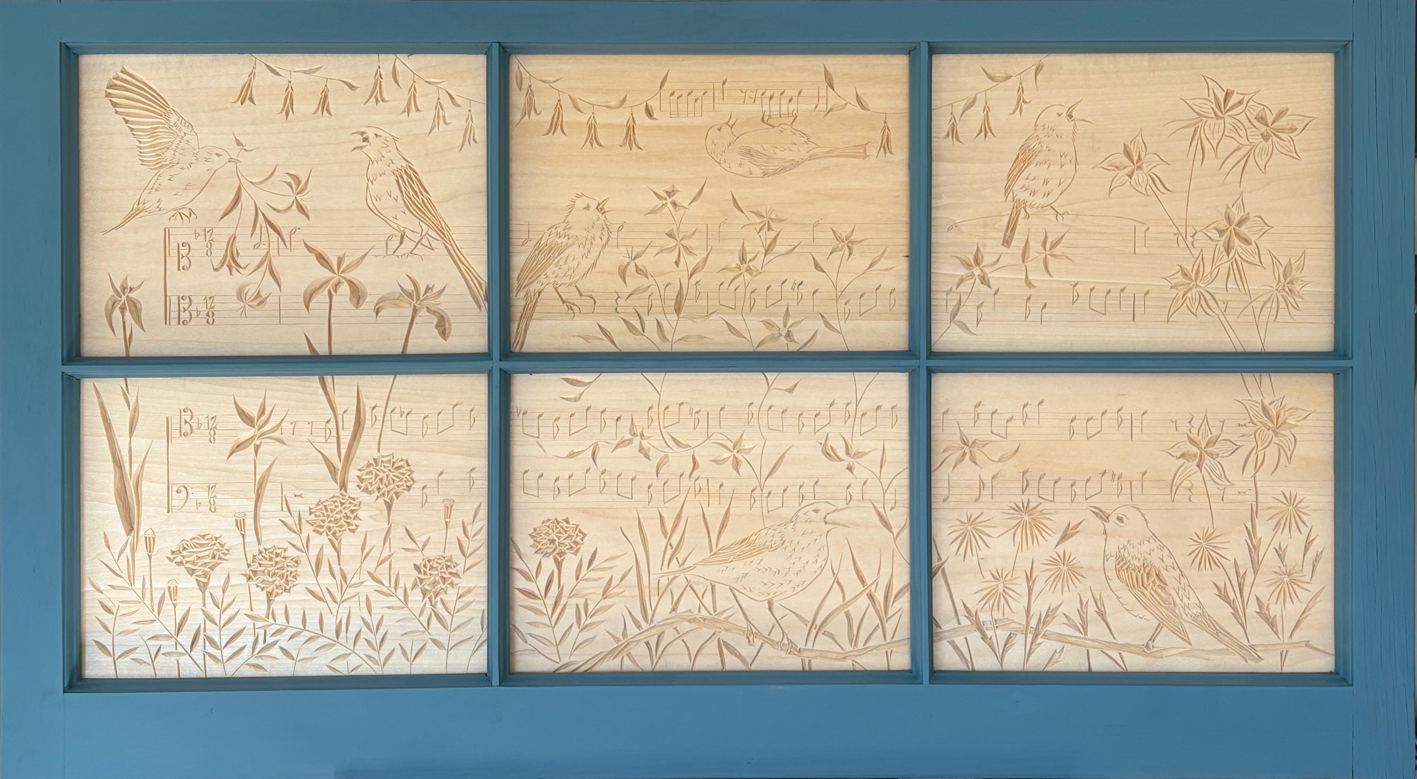 framed chip carving